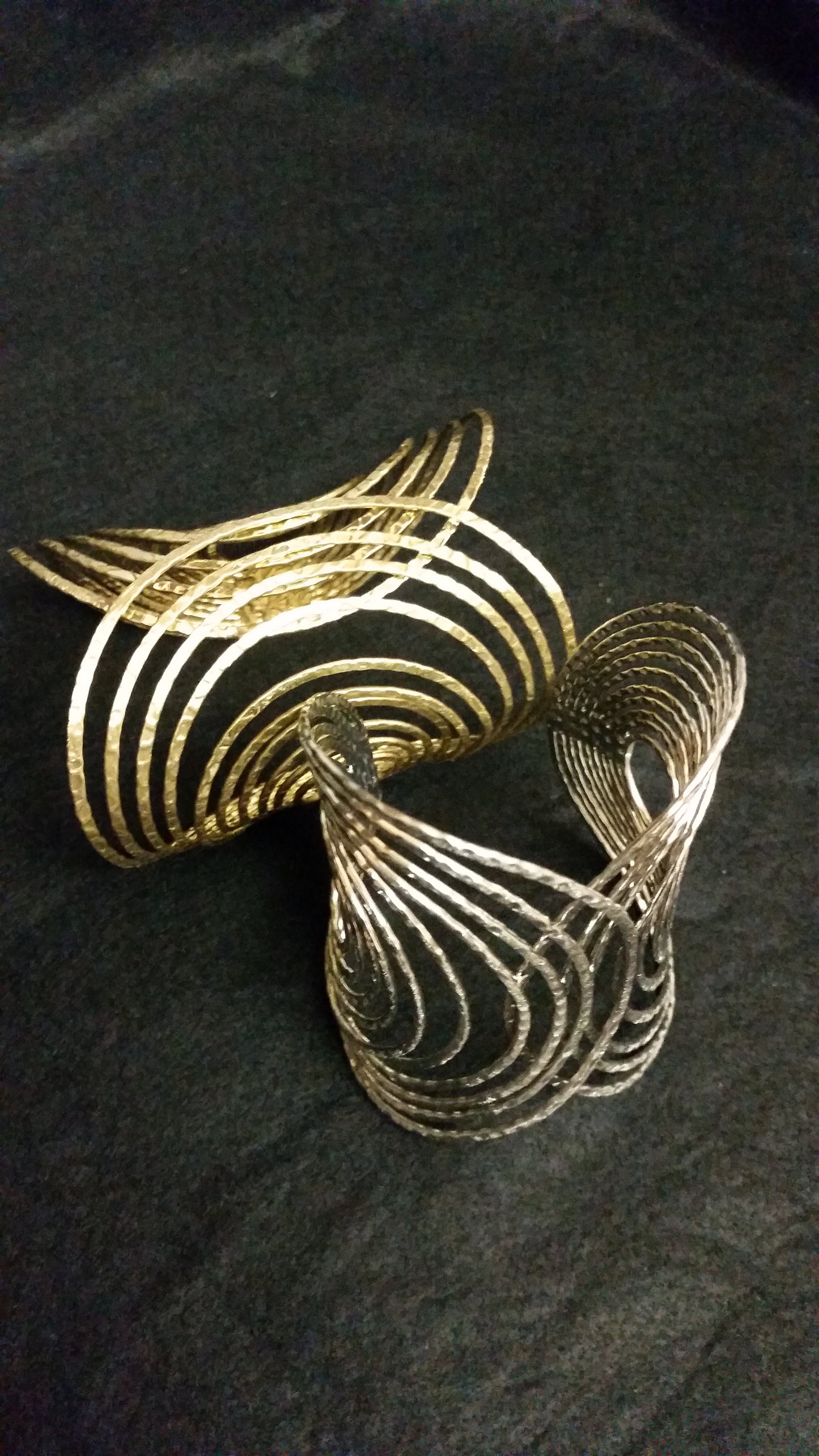 Zinc Spiral Cuffs