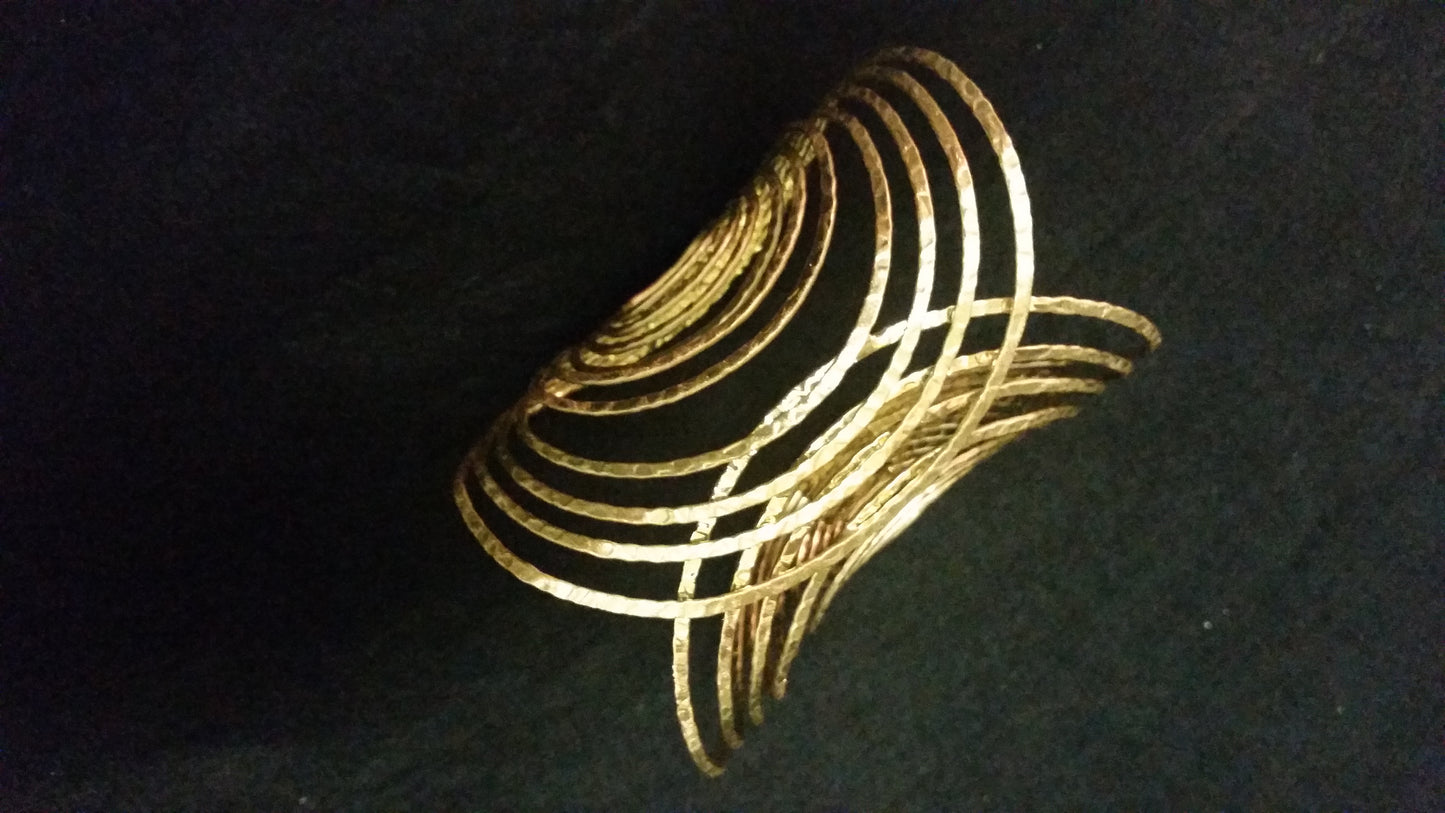 Zinc Spiral Cuffs