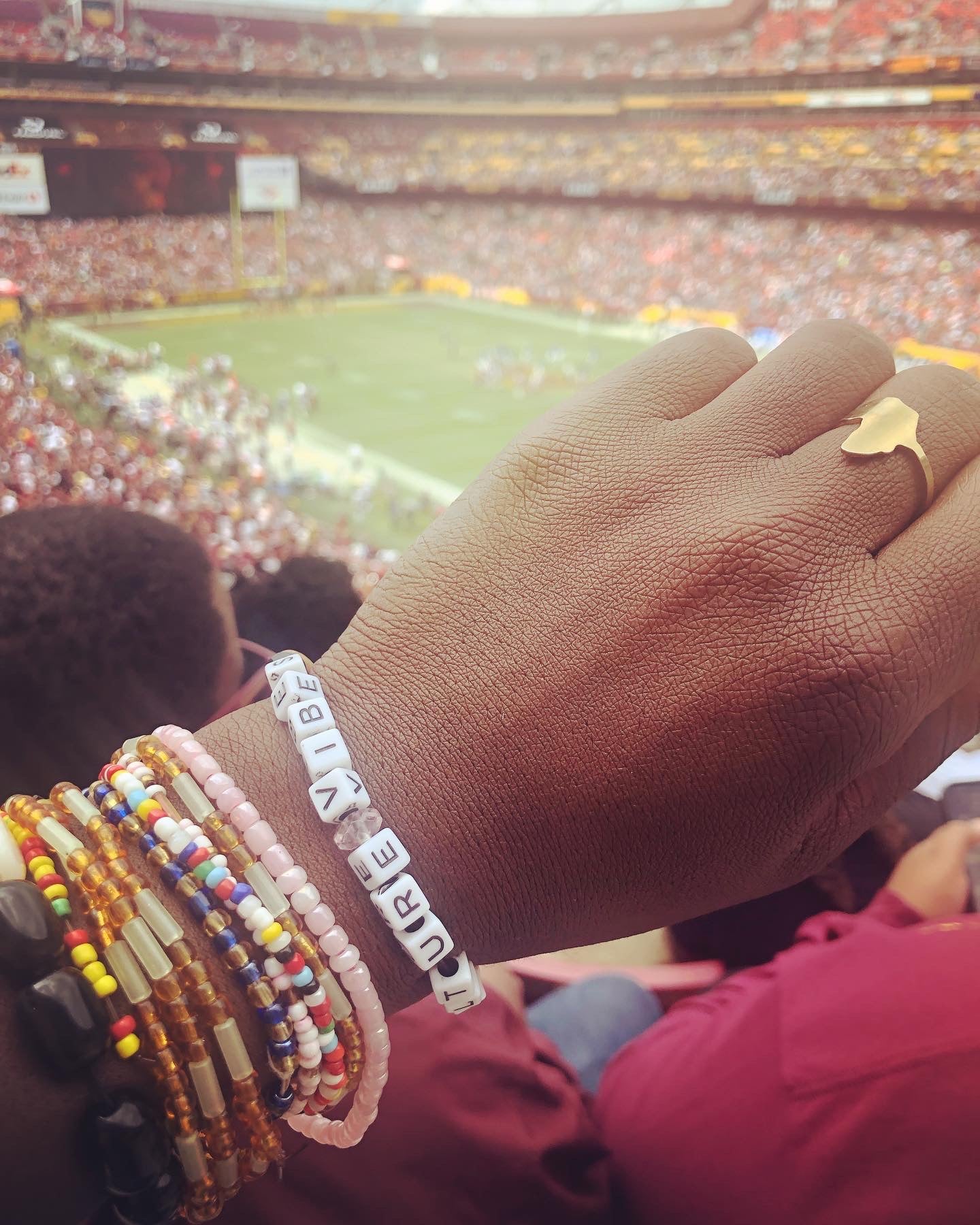 Africa Ring Gold Plated image 1