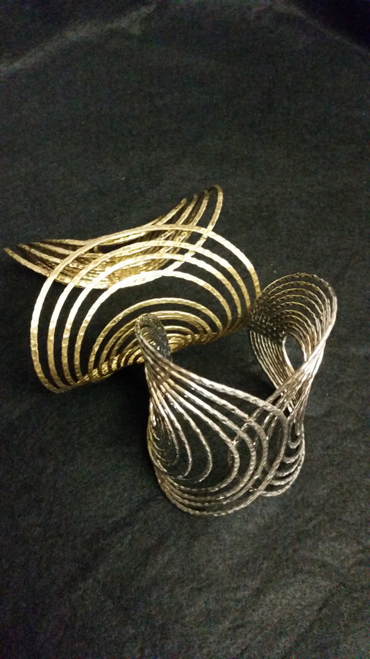 Zinc Spiral Cuffs