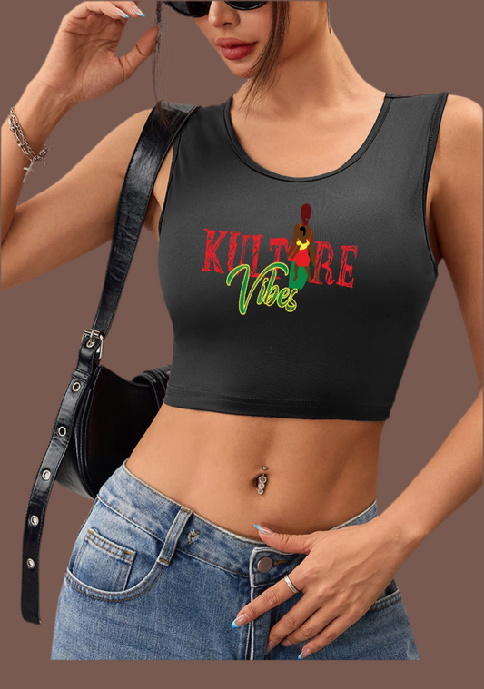 Vibes Crop Tank Top